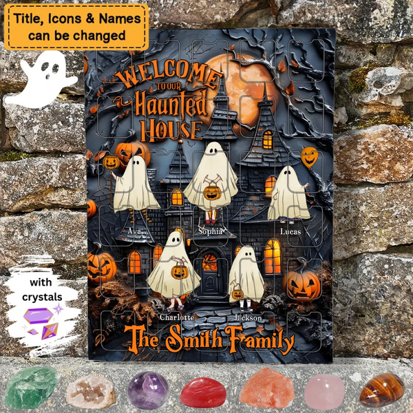 Welcome To Our Haunted House - Personalized Family Halloween Mystery Box