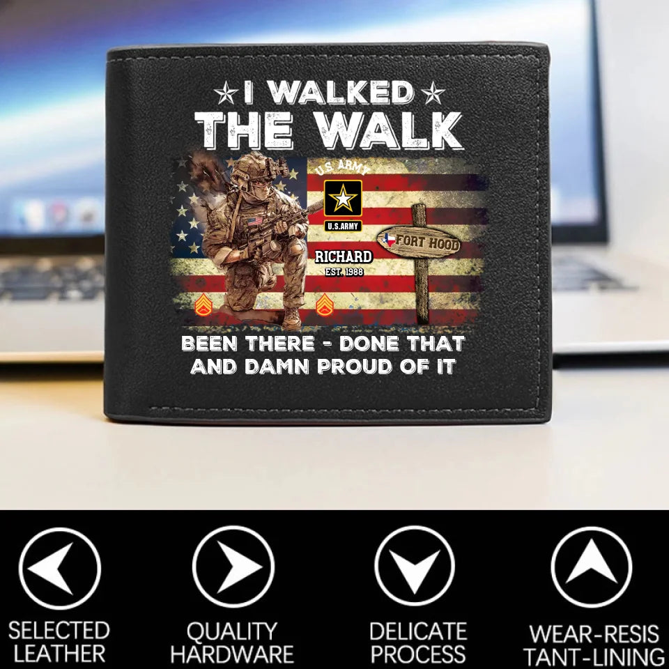 Personalized Veteran World Tour Wallet Perfect Gift For Veteran