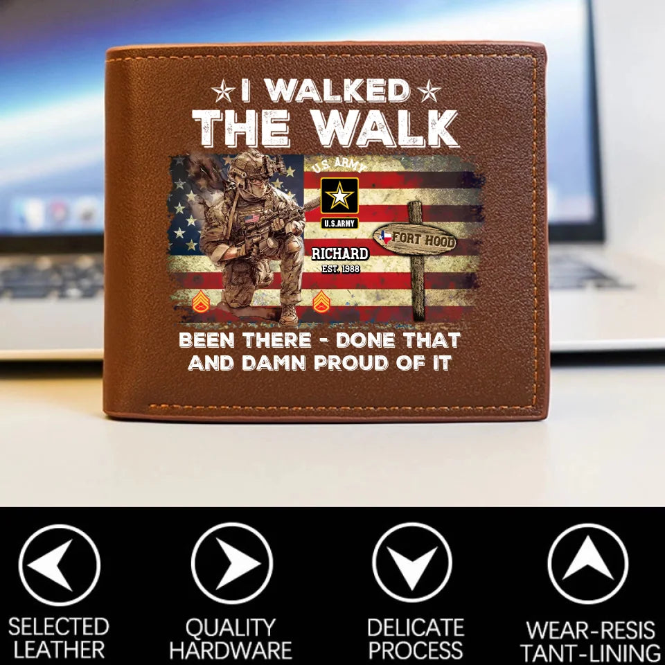 Personalized Veteran World Tour Wallet Perfect Gift For Veteran