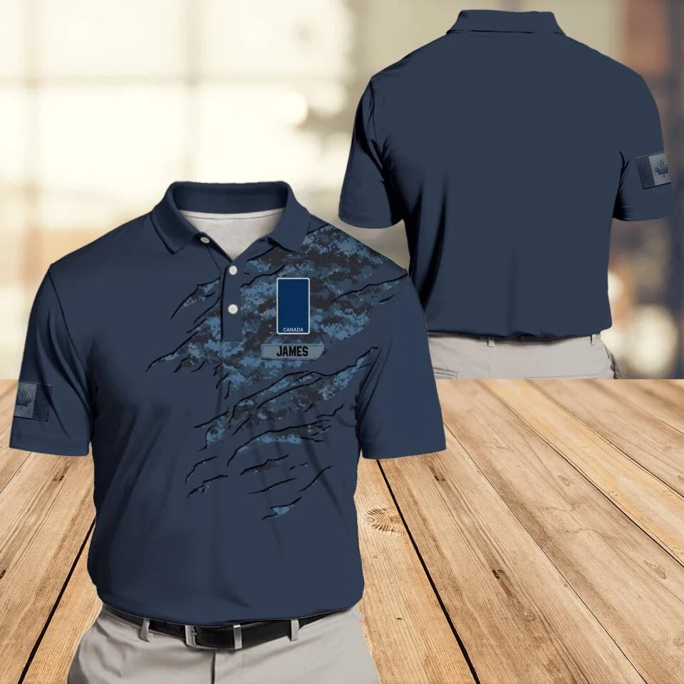 Personalized Canadian Veteran  Solider Camo Polo Sh (2)