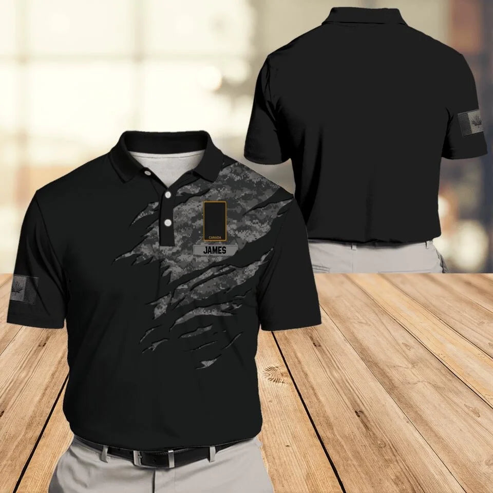 Personalized Canadian Veteran  Solider Camo Polo Sh (3)