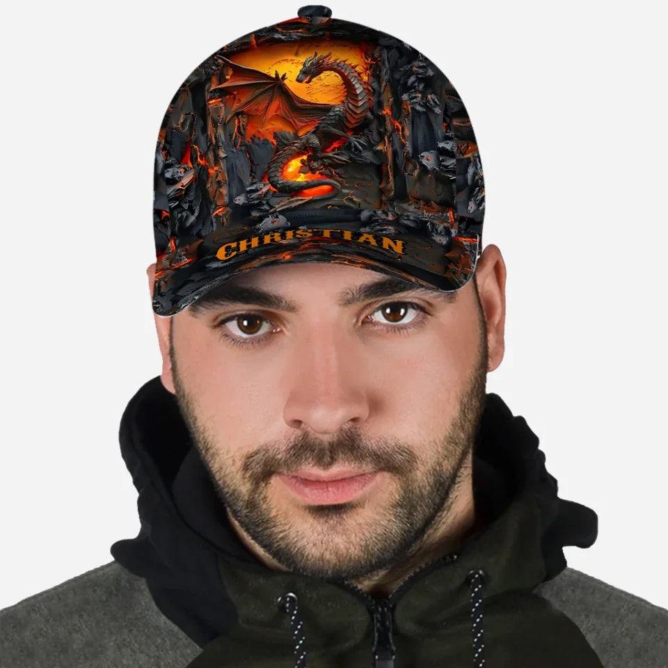 Love Dragon - Personalized Dragon Classic Cap