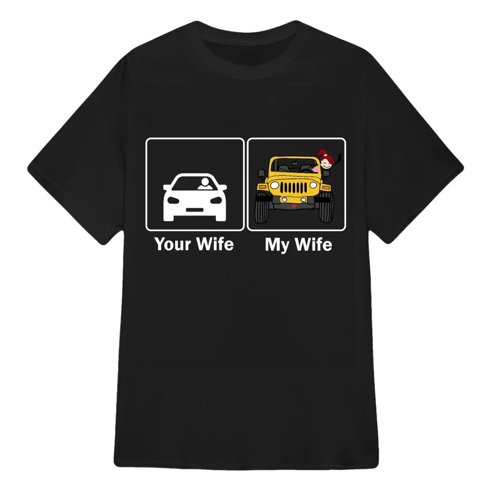 Personalized Your Wife My Wife Jeep Shirt