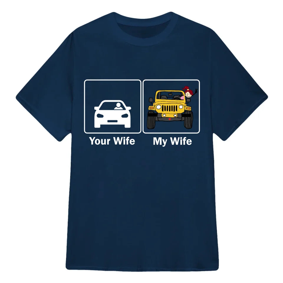 Personalized Your Wife My Wife Jeep Shirt