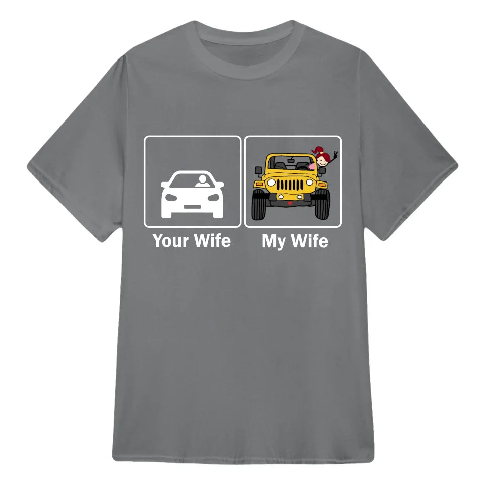 Personalized Your Wife My Wife Jeep Shirt