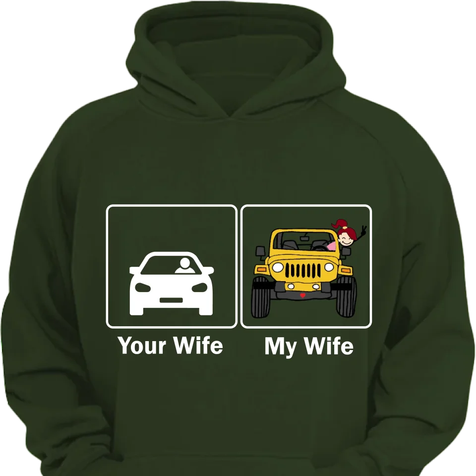 Personalized Your Wife My Wife Jeep Shirt