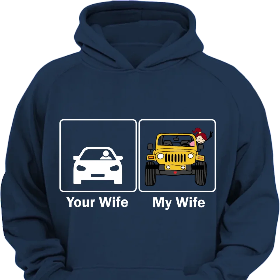 Personalized Your Wife My Wife Jeep Shirt